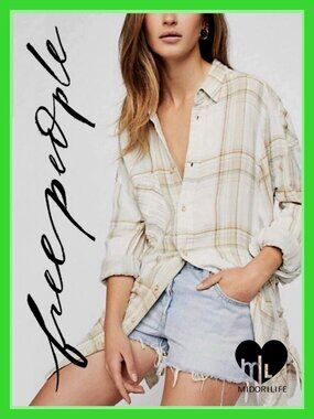 FREE PEOPLE Nordic Day Button-Down Shirt